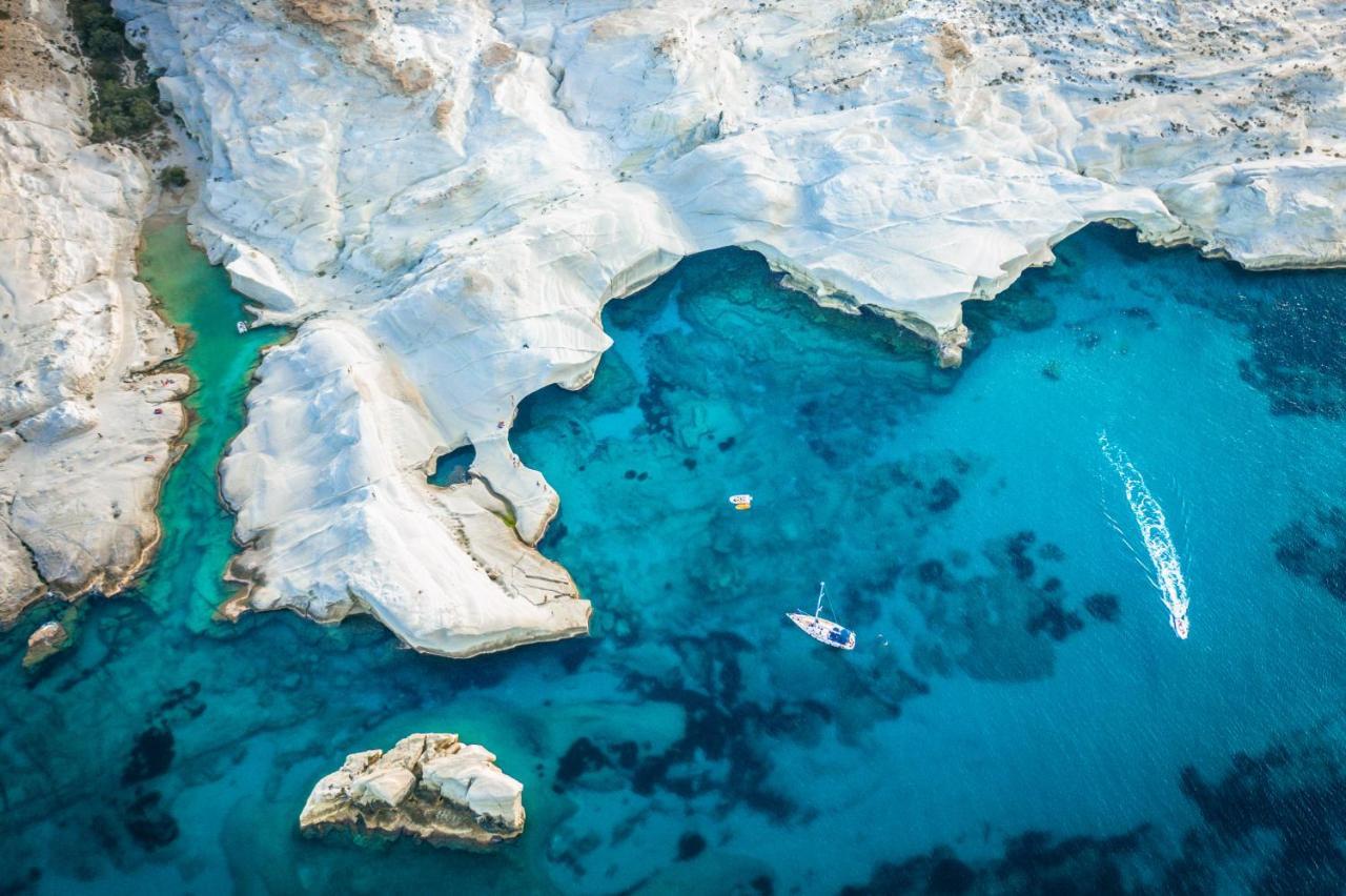 Psaravolada Hotel Milos Agia Kiriaki Beach  Eksteriør billede